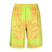 Casual shorts Versace , Green , Heren