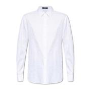 Shirt met bloemenmotief Versace , White , Heren