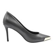 Zwarte platte schoenen Versace , Black , Dames