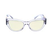 Stijlvolle cat-eye zonnebril Versace , Gray , Unisex
