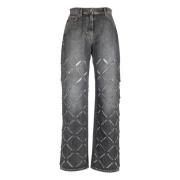 Zwarte Jeans Broek - Oversized Fit - Alle Temperaturen - 100% Katoen V...