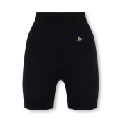 ‘Bea’ shorts met logo Vivienne Westwood , Black , Dames
