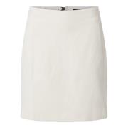 Katoenen Korte Rok Windsor , White , Dames