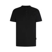 Basis Polo Shirt Armani Exchange , Black , Heren