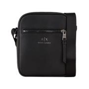 Tas Armani Exchange , Black , Heren