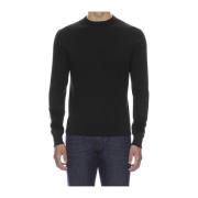 Ronde hals gekweek Armani Exchange , Black , Heren