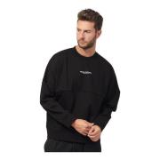 Zwarte hoodie met Armani Exchange logo Armani Exchange , Black , Heren