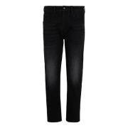 Slim Jeans voor Heren Armani Exchange , Black , Heren