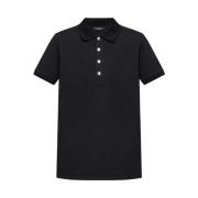 Poloshirt Balmain , Black , Heren