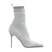 Skye Enkellaarsjes met Hak Balmain , Gray , Dames