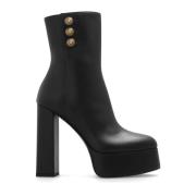 Ankle Boots Balmain , Black , Dames