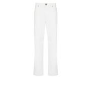 Witte denim jeans Balmain , White , Heren