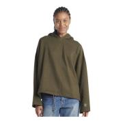 Groene Sweatshirt met Koord Bellerose , Green , Dames