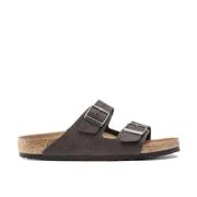 Desert Dust Heren Sliders Birkenstock , Brown , Heren