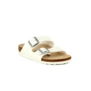 Witte Birkenstock Arizona Damessandalen Birkenstock , White , Heren