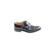 Dubbele Monk Strap Leren Loafers Church's , Black , Heren