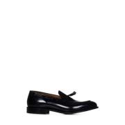 Zwarte platte loafers voor heren Church's , Black , Heren