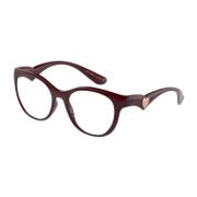 Stijlvolle Bordeaux Frame Bril Dolce & Gabbana , Red , Dames