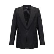 Wollen blazer Dolce & Gabbana , Black , Heren