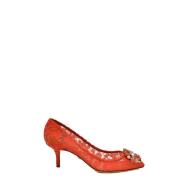 Verhoog je stijl met stijlvolle pumps Dolce & Gabbana , Red , Dames