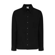 Zwarte Katoenen Martini Overhemd Dolce & Gabbana , Black , Heren