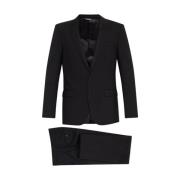Wool suit Dolce & Gabbana , Black , Heren