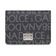 Portemonnee met logo Dolce & Gabbana , Black , Heren