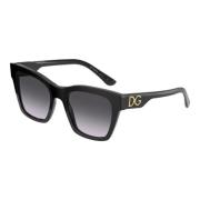 Print Family Zonnebril Dolce & Gabbana , Black , Dames