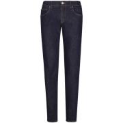 Indigo Slim-fit Stretch Denim Jeans Dolce & Gabbana , Blue , Heren