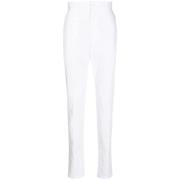 Witte high-waisted chino`s Dolce & Gabbana , White , Heren