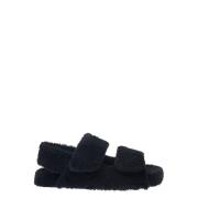 Zwarte platte sandalen voor heren Dolce & Gabbana , Black , Heren