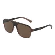 Stijlvolle Zonnebril Step Injection 6134 Dolce & Gabbana , Brown , Her...