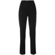 Klassieke zwarte rechte broek Dolce & Gabbana , Black , Dames