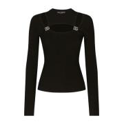 Stijlvolle Trainingsshirt Dolce & Gabbana , Black , Dames