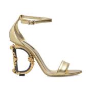 Sandalen met hoge hakken Dolce & Gabbana , Yellow , Dames