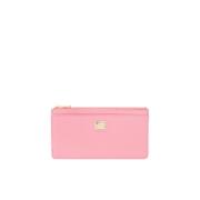 Leren kaarthouder Dolce & Gabbana , Pink , Dames