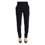 Leather Trousers Dolce & Gabbana , Black , Dames