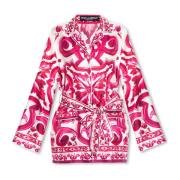 Zijden shirt Dolce & Gabbana , Pink , Dames