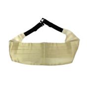 Wit Zijden Cummerbund Riem Dolce & Gabbana , White , Dames