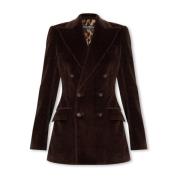 Corduroy blazer Dolce & Gabbana , Brown , Dames