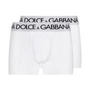 Witte Regular Boxer Ondergoed Dolce & Gabbana , White , Heren