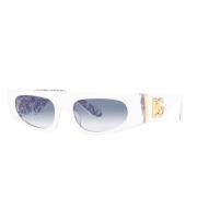 DolceGabbana Dg4411 Zonnebril Dolce & Gabbana , White , Unisex