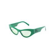 Groene Sungles met Originele Hoes Dolce & Gabbana , Green , Dames