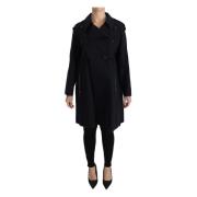 Stijlvolle Katoenen Trenchcoat Dolce & Gabbana , Blue , Dames