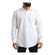 Klassiek Wit Katoenen Overhemd Dolce & Gabbana , White , Heren