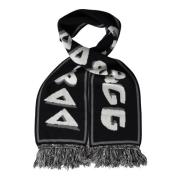 Cashmere Fringe Sjaal Dolce & Gabbana , Black , Heren