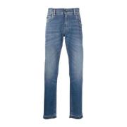 Blauwe Slim-Fit Jeans voor Heren Dolce & Gabbana , Blue , Heren