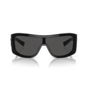 Moderne Unisex Zonnebril Dg4454 Dolce & Gabbana , Black , Heren