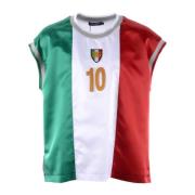 Sport Italia Mouwloos T-shirt Dolce & Gabbana , White , Heren