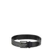 Stijlvol Logo Riem voor Heren Dolce & Gabbana , Black , Heren